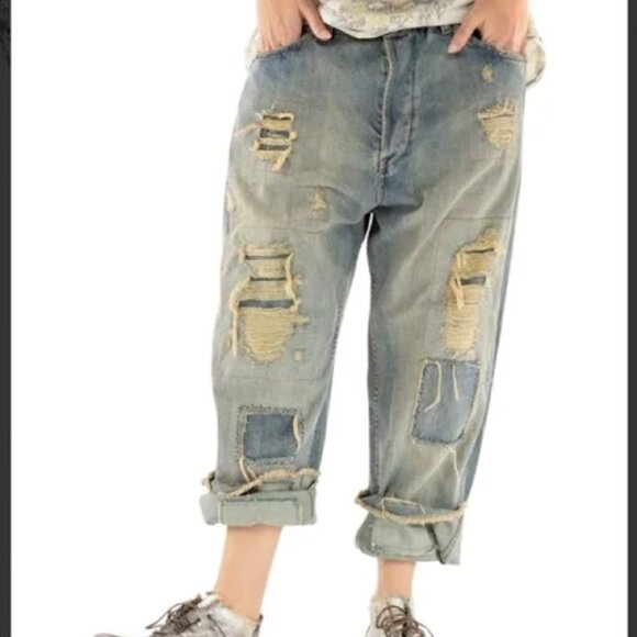 Magnolia Pearl Miner Denim Jeans OS NWT *VINTAGE* - Picture 1 of 12